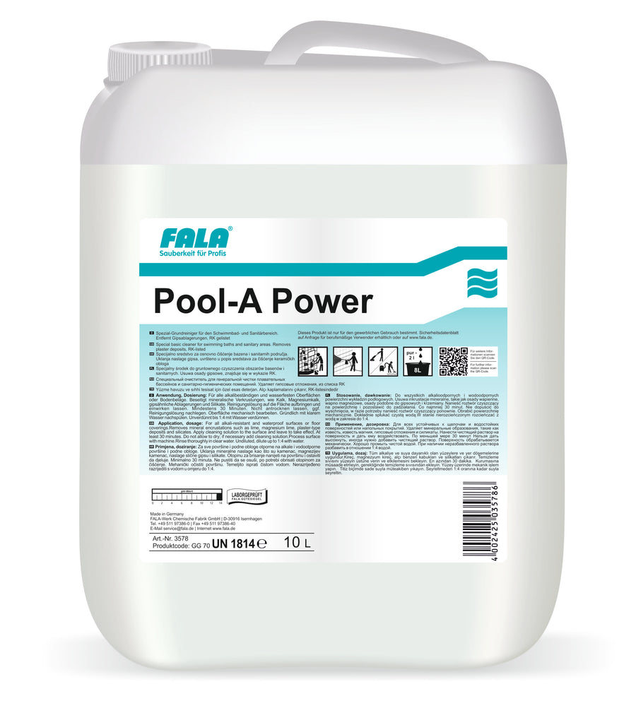 FALA Pool-A Power Schwimmbad Grundreiniger alkalisch 10 L – Kanister