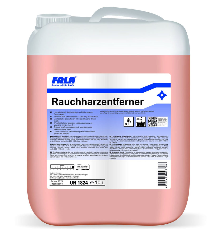 FALA Rauchharzentferner hochalkalisch 10 L – Kanister