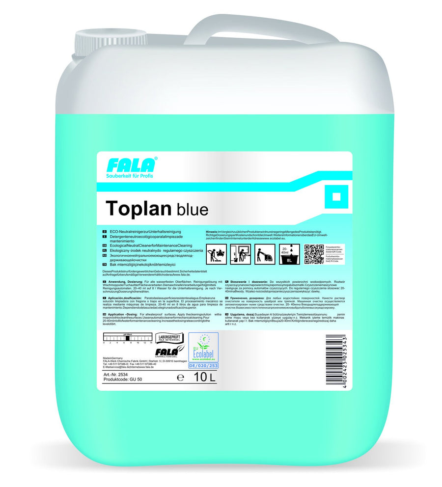 FALA Toplan Blue ECO Neutralreiniger 10 L – Kanister