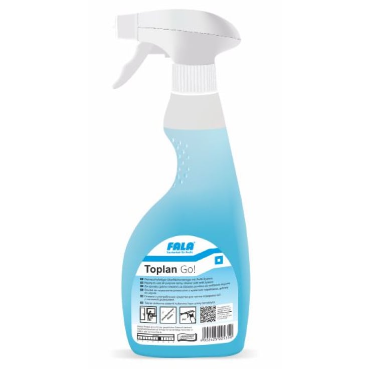 FALA Toplan Go! Почистващ препарат за повърхности, готов за употреба, 500 мл – бутилка