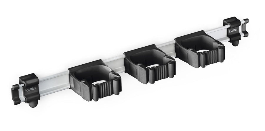 VATER TOOLFLEX One Professional Haltsysteme (5-3-1) Aluminiumschiene 54 cm mit 3 Haltern