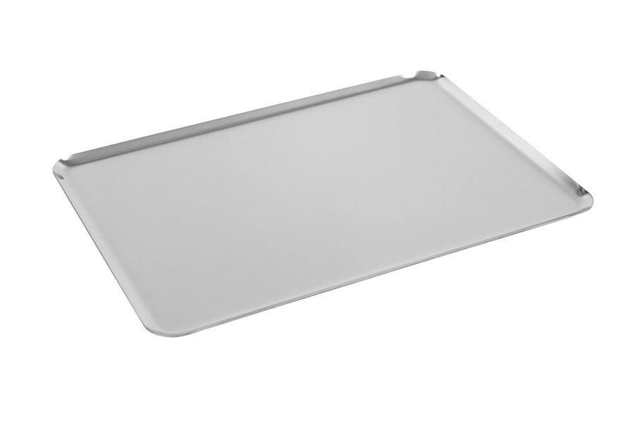 Schneider display tray, polished stainless steel, 380 x 280 x 10 mm