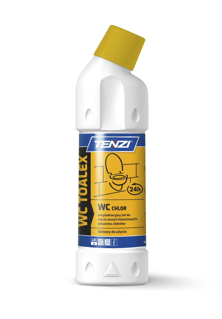Tenzi WC Gel Pflege WC-Reiniger 0,75 L – WC-Flasche mit Entenhals