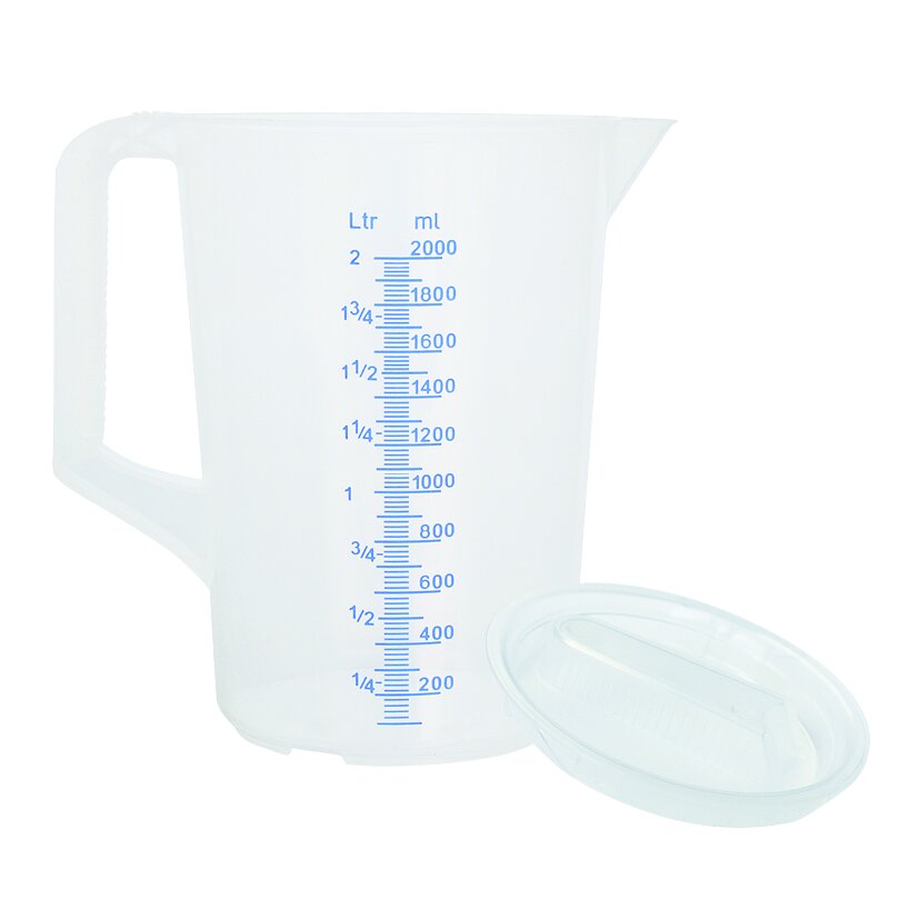Schneider Messbecher, 2 Liter + Deckel, geschlossener Griff