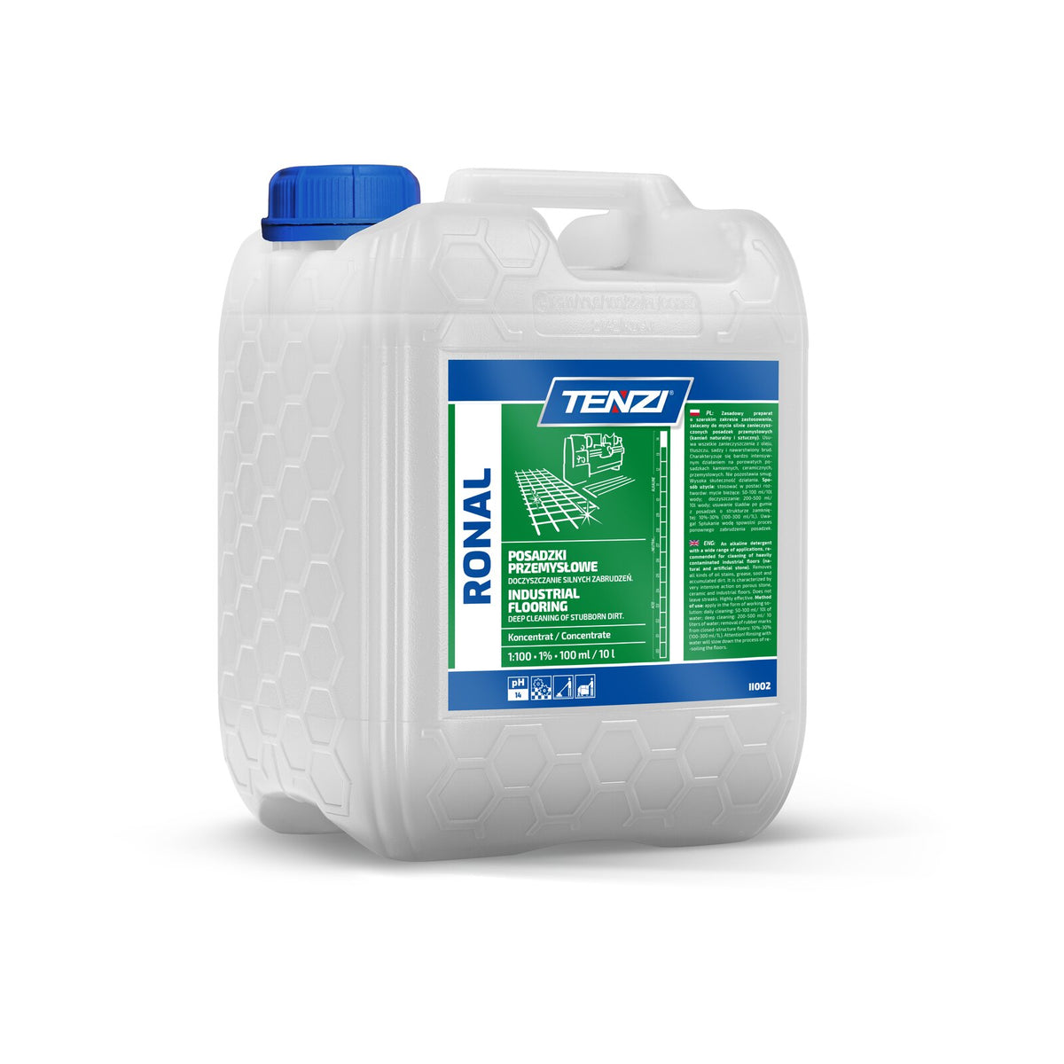 Tenzi Ronal Industrie-Bodenreiniger Konzentrat 10 L – Kanister
