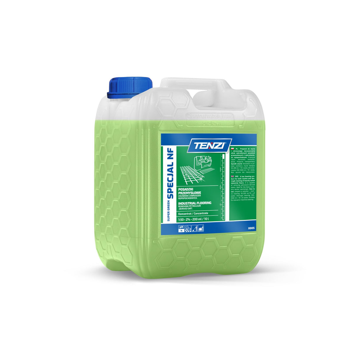 Tenzi Super Green Specjal NF Werkstatt-Bodenreiniger Konzentrat 5 L – Kanister