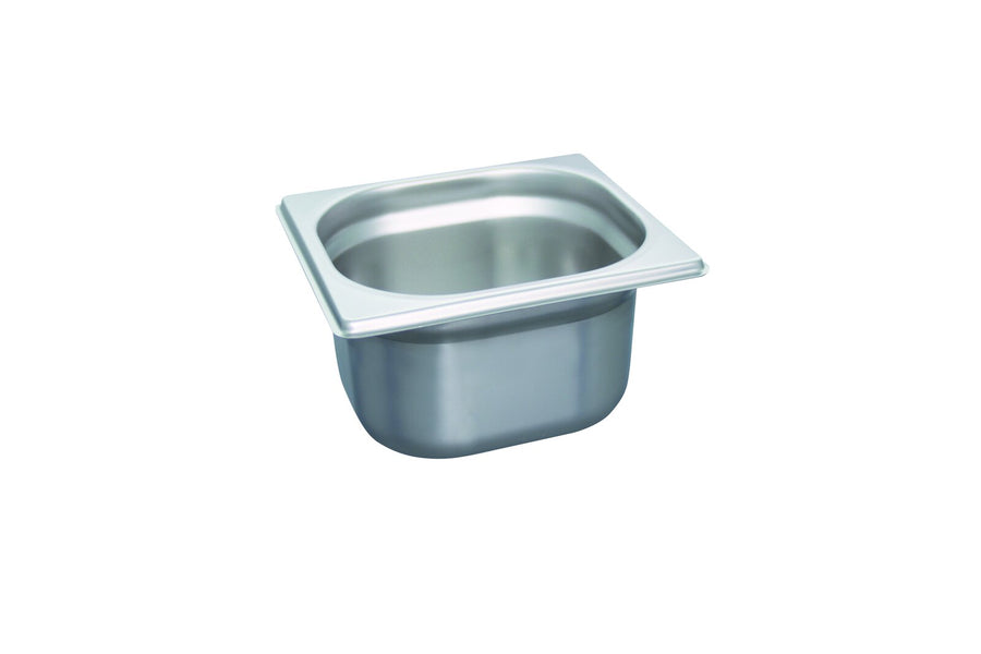 Schneider GN 1/6 Küvet, Paslanmaz Çelik, 176 x 162 x 100 mm - 1,6 L