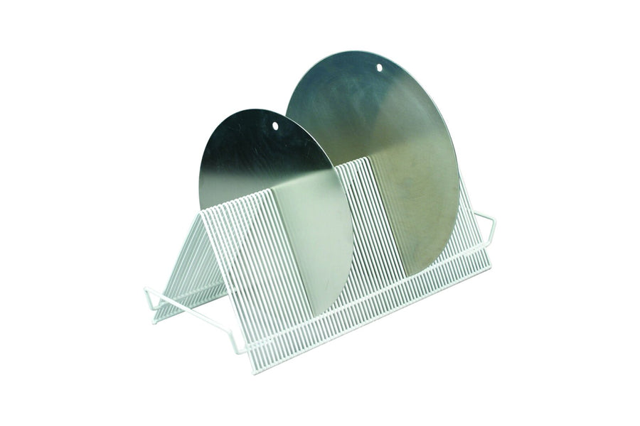 Schneider pasta tabağı standı, PU kaplamalı, beyaz
