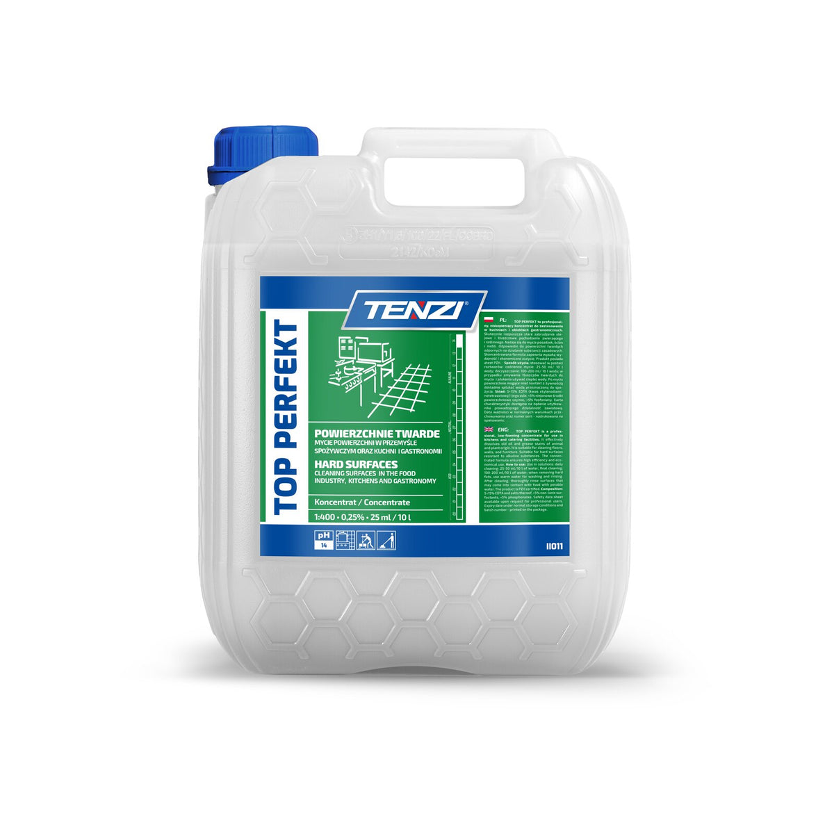 Tenzi Top Perfekt Fettlöser Konzentrat 10 L – Kanister