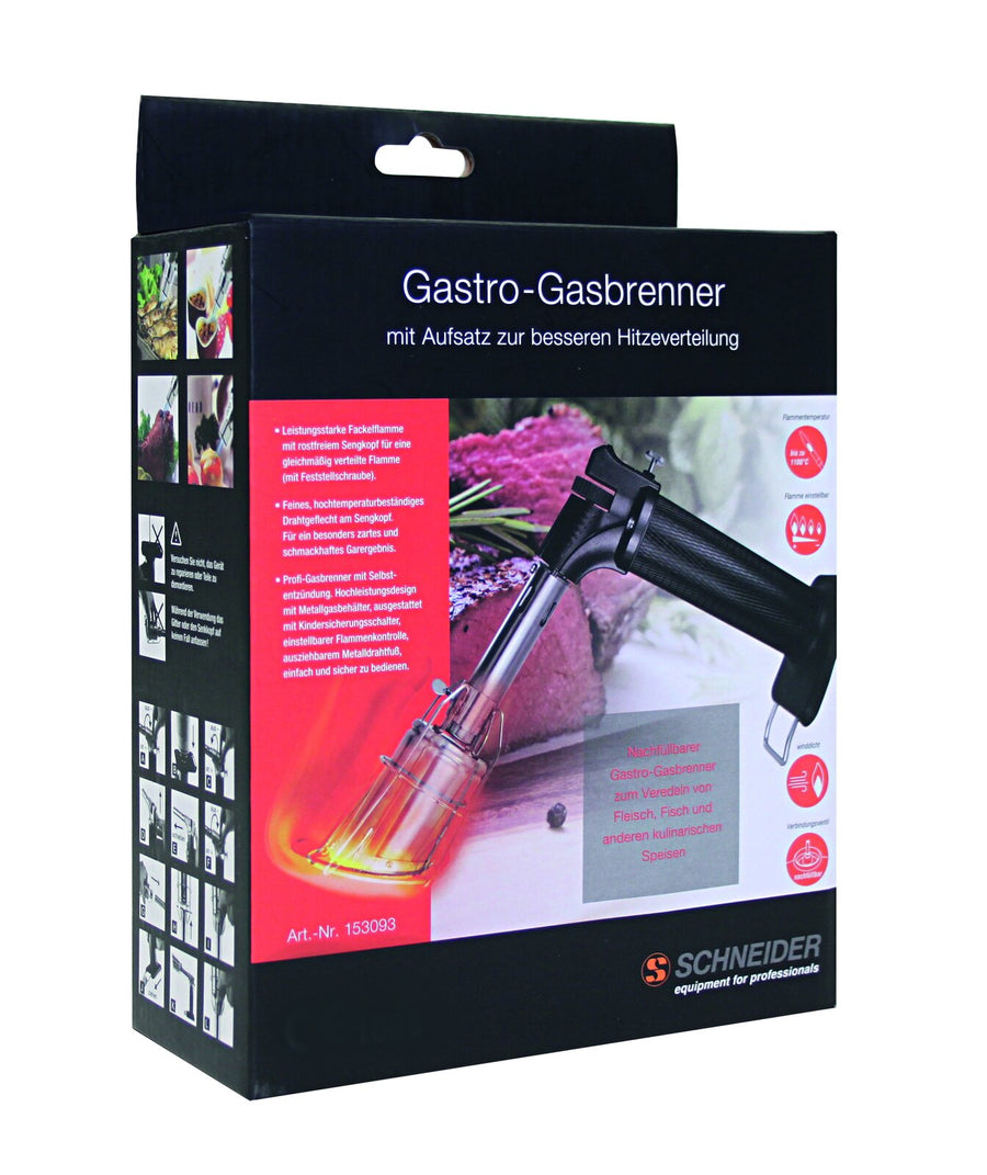 Schneider caramelizer / gastro gas torch, temperature: up to 1100 °C