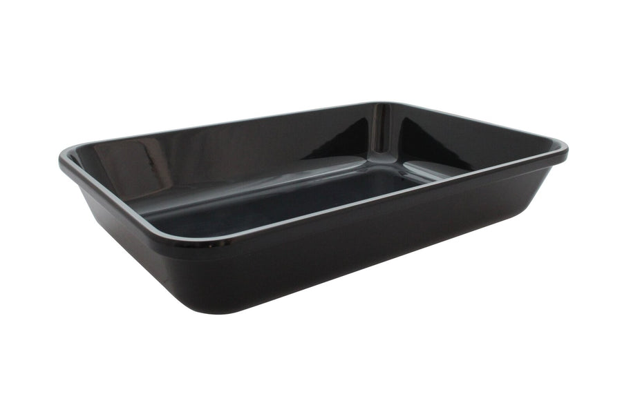 Schneider Auslagetablett und -Schalen, Melamin, schwarz, 420 x 280 x 76 mm, VE: