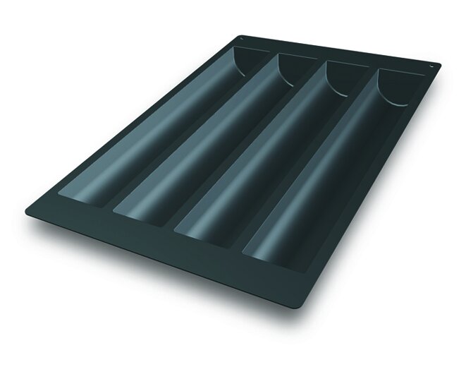 Schneider Backform aus Silikon Creme-Form, 400 x 600 mm, 510 x 80 mm, Höhe: 60