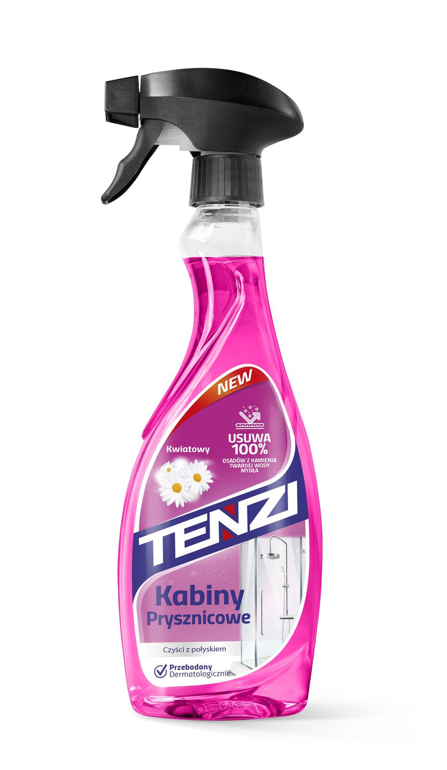 Tenzi Home Pro Duschkabinen Duschkabinenreiniger 0,5 L – Sprühflasche
