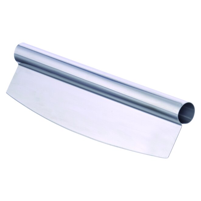Pizza cutter, 304 x 95mm, stainless steel, round handle, 1.0 mm thick