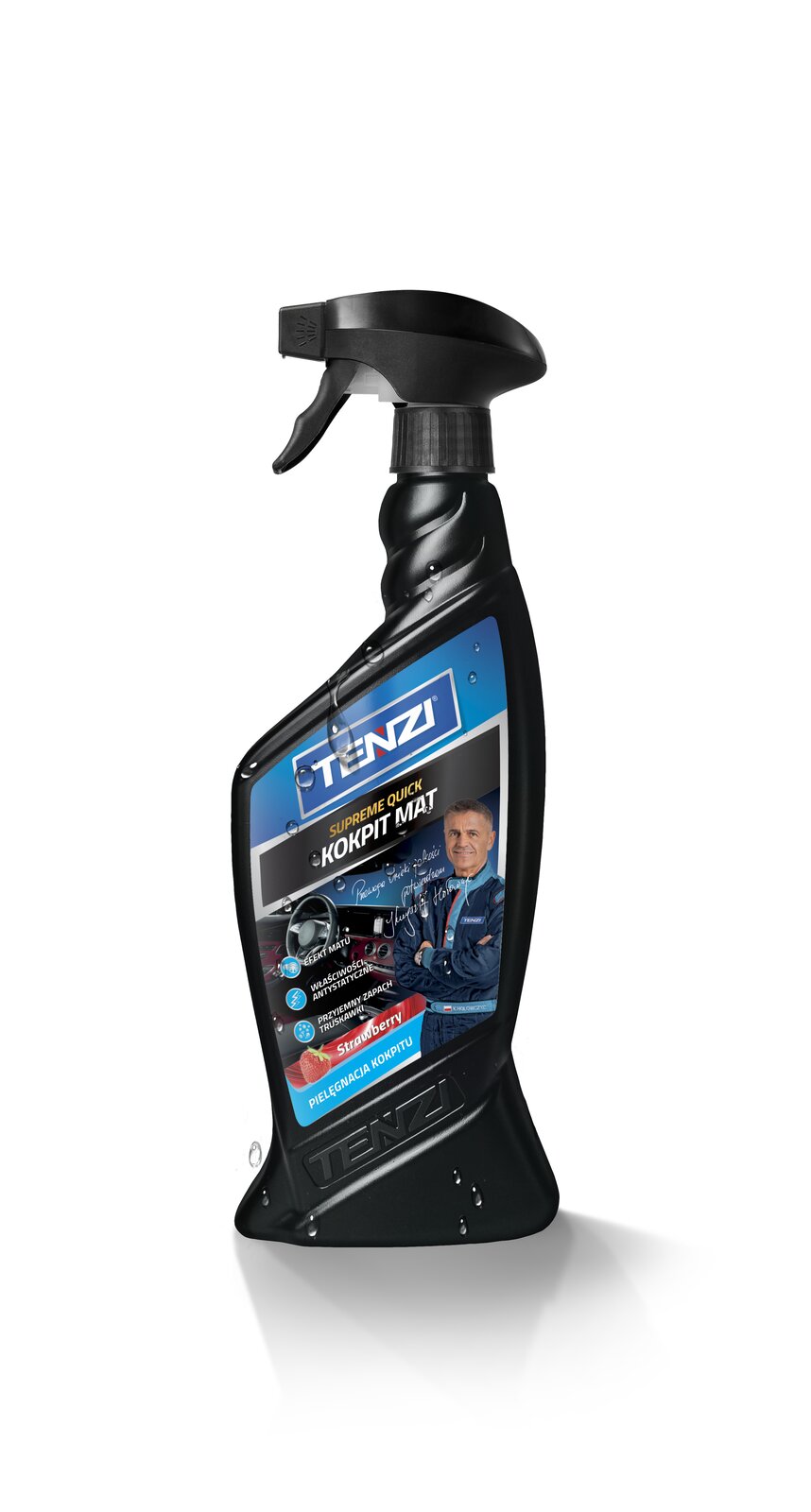 Tenzi Detailer Matt Cockpit Strawberry Cockpitpflege matt 600 ml – Sprühflasche mit Trigger
