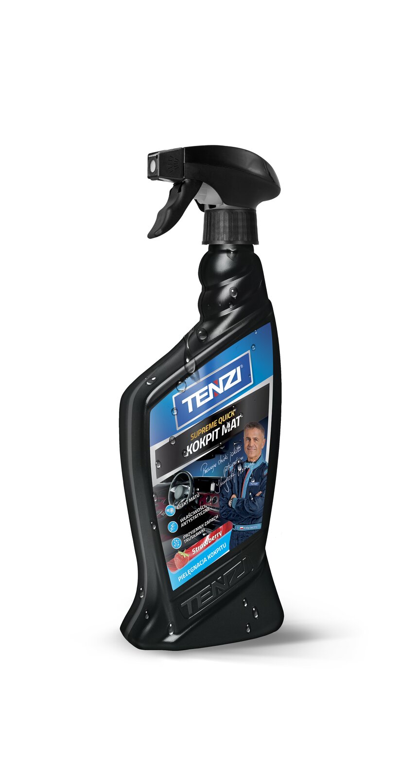 Tenzi Detailer Matt Cockpit Strawberry Cockpitpflege matt 600 ml – Sprühflasche mit Trigger