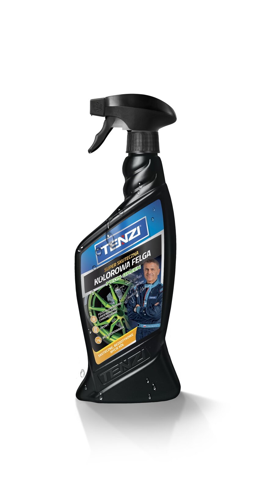 Tenzi Kolorowa Felga Neon Green Felgenreiniger 0,6 L – Sprühflasche