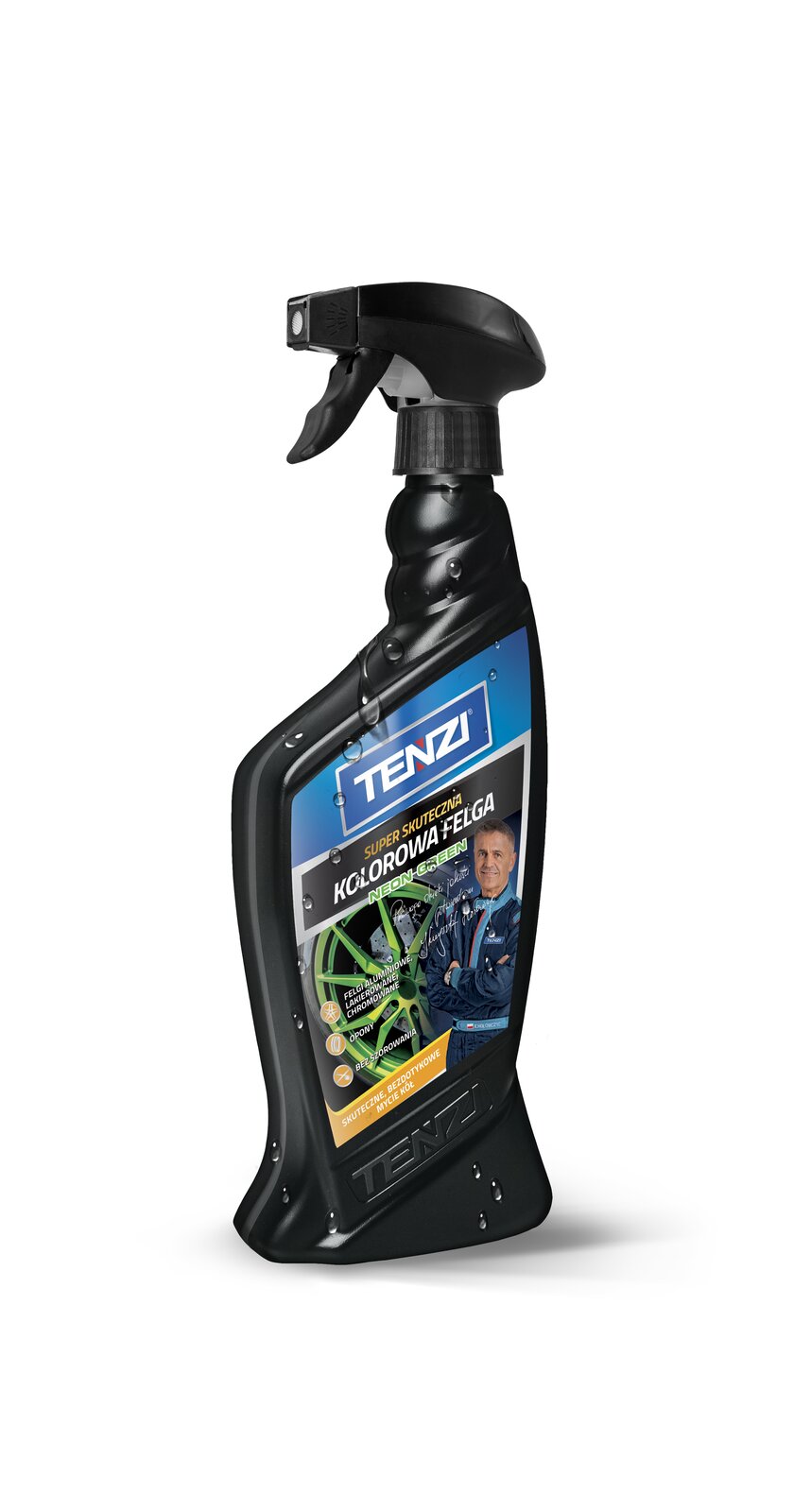 Tenzi Kolorowa Felga Neon Green Felgenreiniger 0,6 L – Sprühflasche
