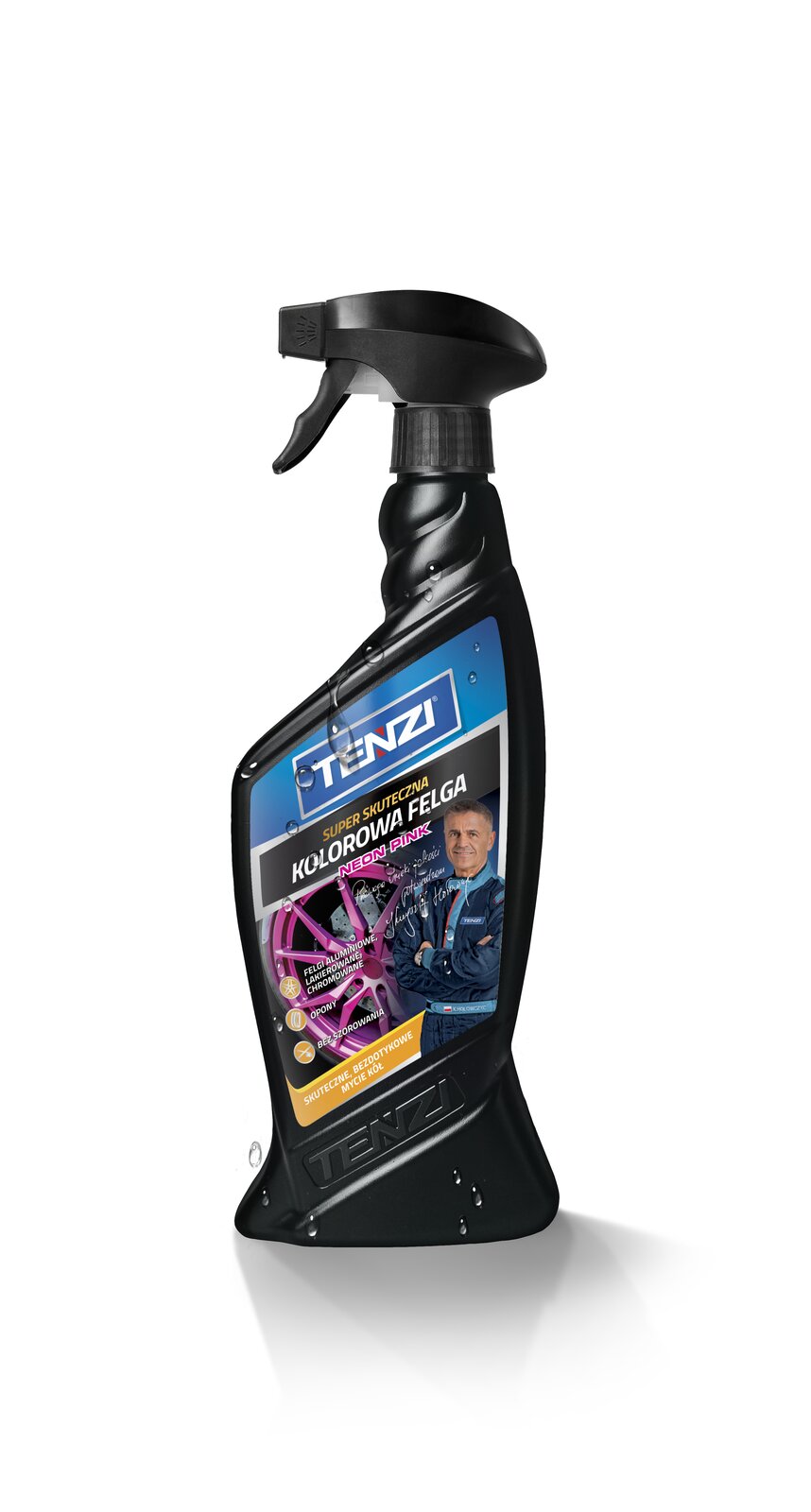 Tenzi Kolorowa Felga Neon Pink Felgenreiniger 0,6 L – Sprühflasche