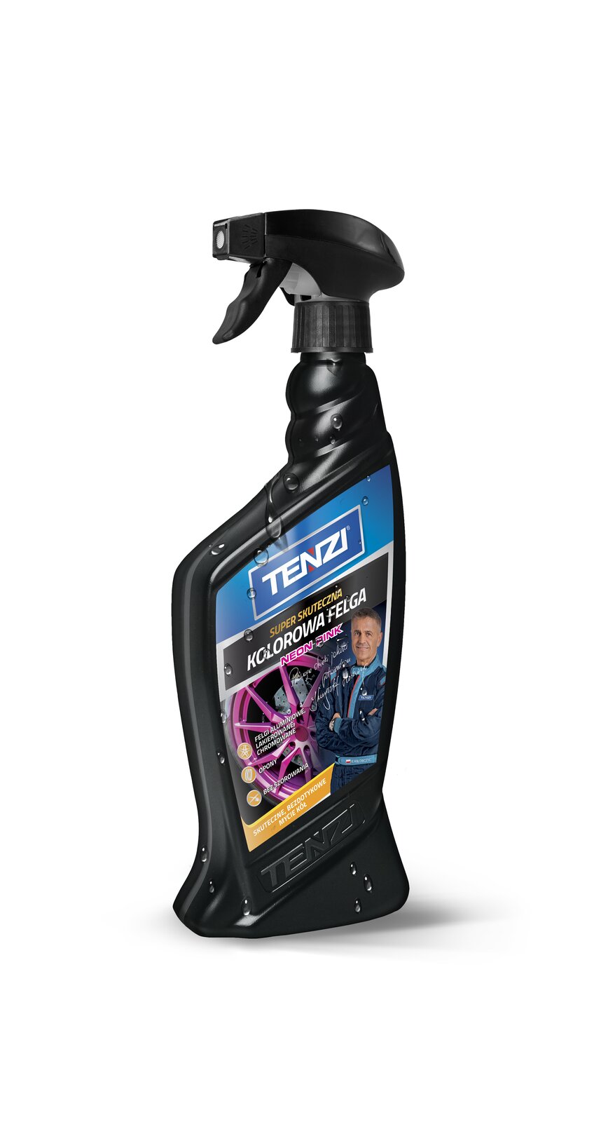 Tenzi Kolorowa Felga Neon Pink Felgenreiniger 0,6 L – Sprühflasche