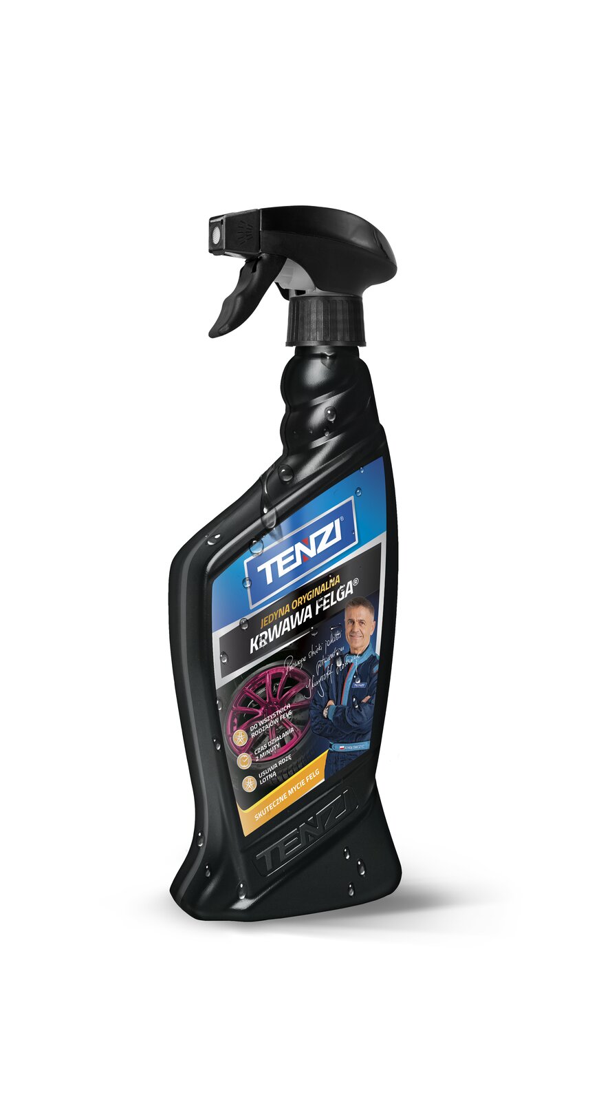 Tenzi Detailer Bloody Rim Felgenreiniger mit Farbumschlag 600 ml – Sprühflasche mit Trigger