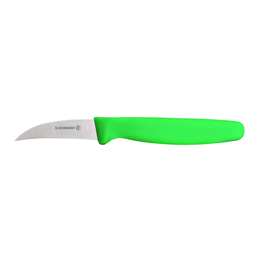 Schneider Tourniermesser, 6 cm, Griff: grün