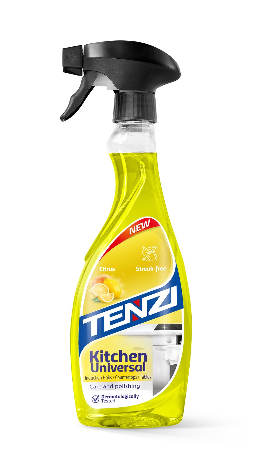 Tenzi Home Pro Küche Universal Küchenreiniger Fettlöser 0,5 L – Sprühflasche