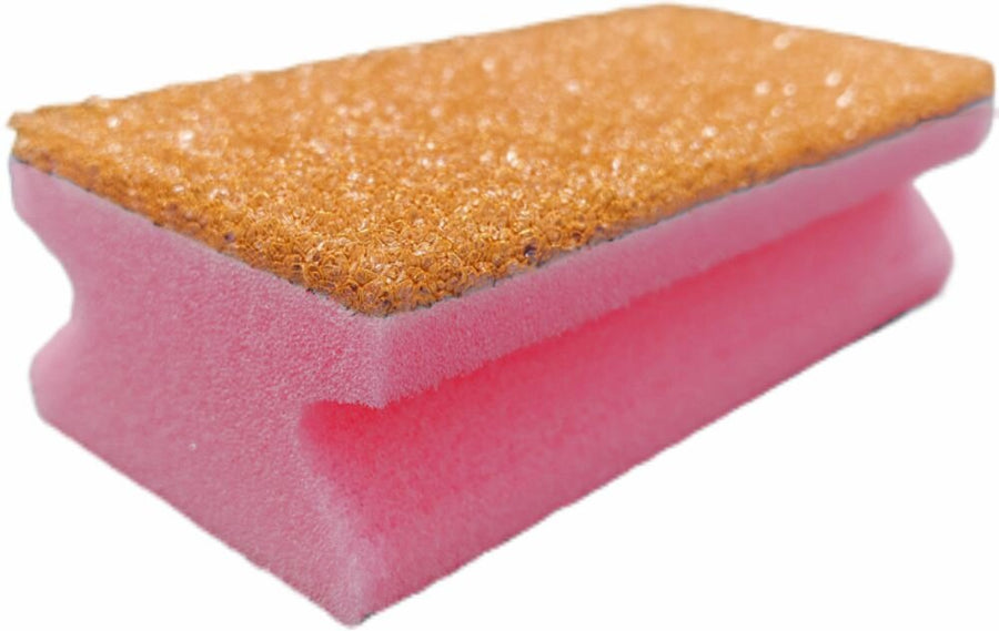 ARCORA Longlife Sponge Griffvliesschwamm, Rosa-Orange, 150 x 70 x 45 mm, 100 Stück