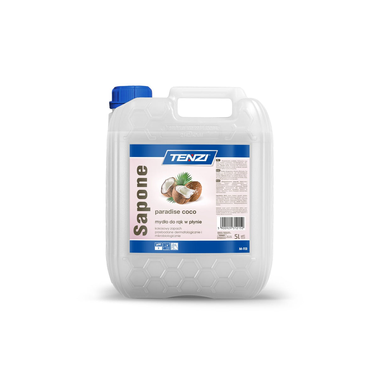 Tenzi Sapone Paradise Coco Flüssigseife 5 L – Kanister