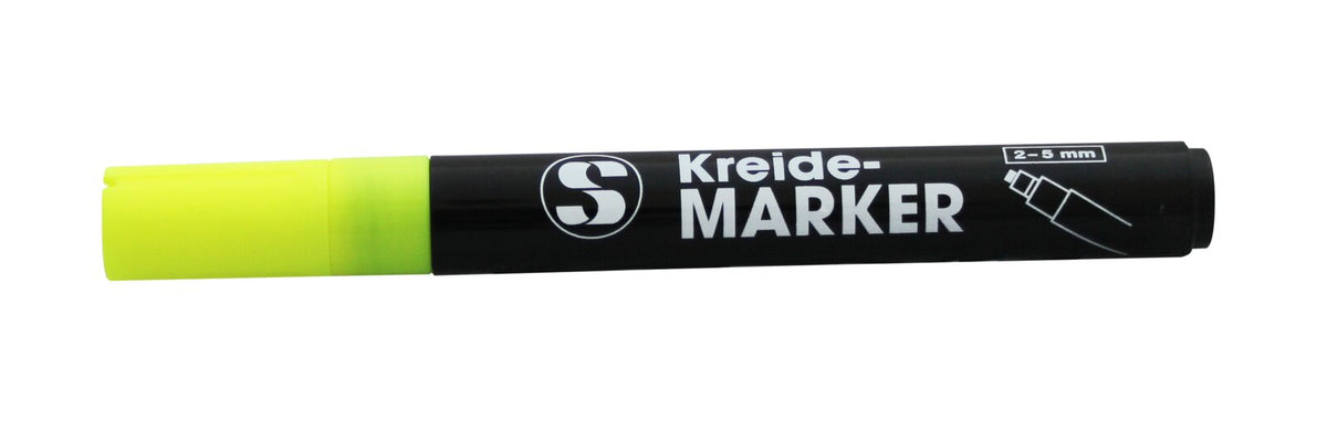 Schneider Kreidestift 5mm, Farbe gelb, Schreibdicke: 2-5mm