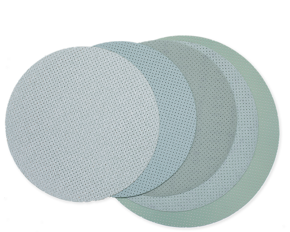 JÖST Abrafilm Ø 300–430 mm Klett-Schleifscheiben – Körnung C40–C3000 | Größen & Körnungen wählbar