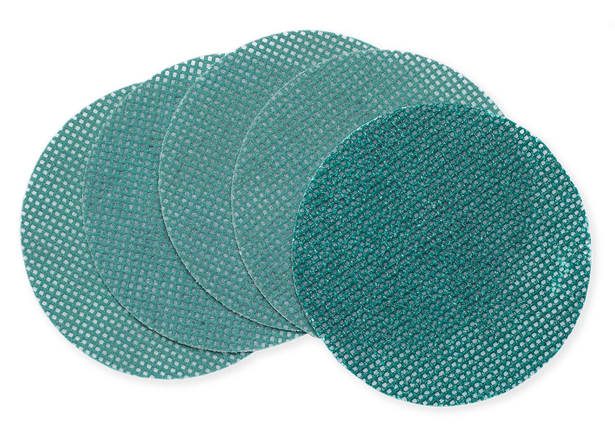 JÖST Green Cut® Klett-Schleifscheiben – Körnung 40–220 | Größen & Körnungen wählbar