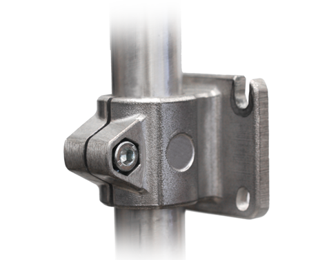 JÖST Halteplatte 75x130 mm metall/silber