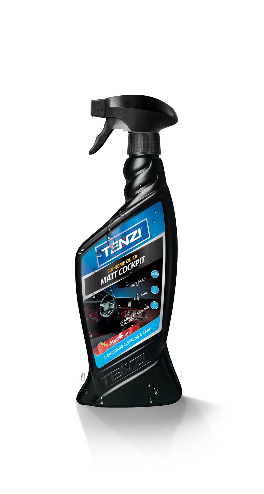 Tenzi Detailer Matt Cockpit Strawberry Cockpitpflege matt 600 ml – Sprühflasche mit Trigger