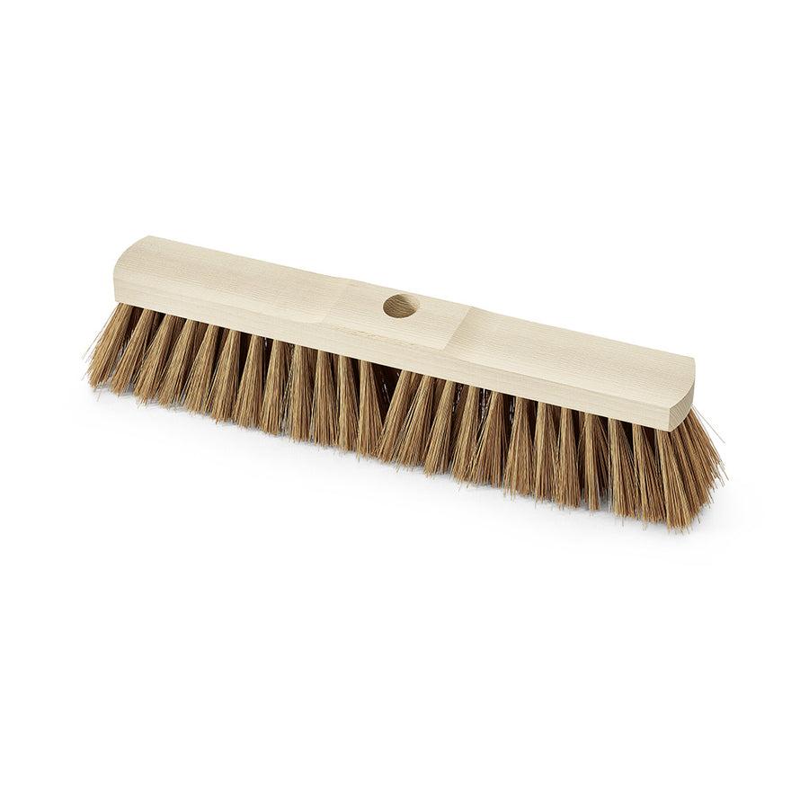 Nölle Salon Süpürgesi Poly Kokos Sap Delikli Ahşap Gövdeli 60 cm