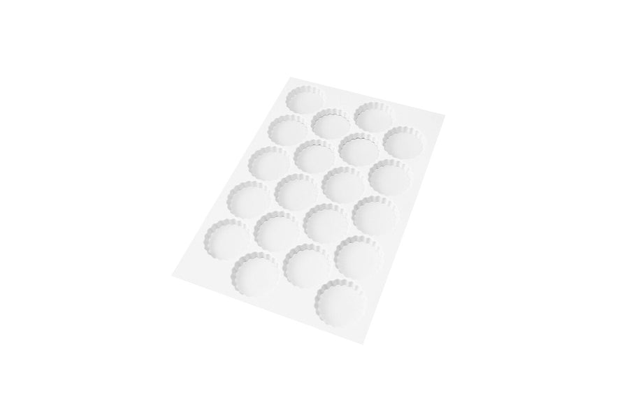 Schneider Ausstechmatte aus Kunststoff, rund, gezackt, No. 1, Ø 90 mm