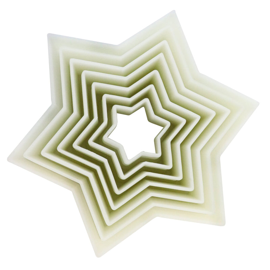 Schneider star cutter set, plain, 7-piece, material: nylon, heat-resistant