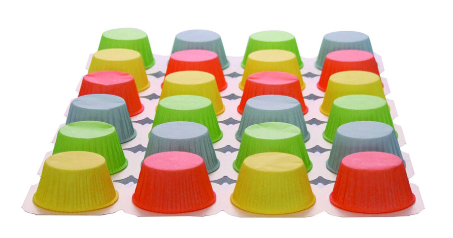 Schneider Muffinformen-Verbund, bunt, 338 x 504 x 36 mm