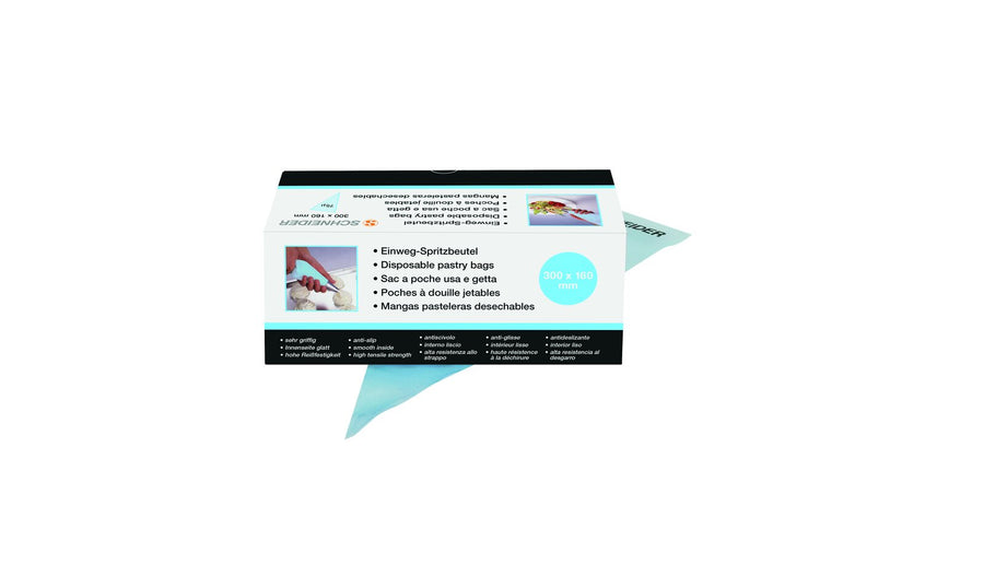 Schneider Einweg-Spritzbeutel, PE, 300 x 160 mm, 75 µ – 100 Stück
