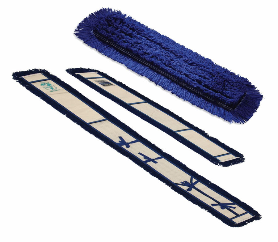 ARCORA Acrylic Trockenmopp Wischbezug, Blau, 100 cm, 30 Stück
