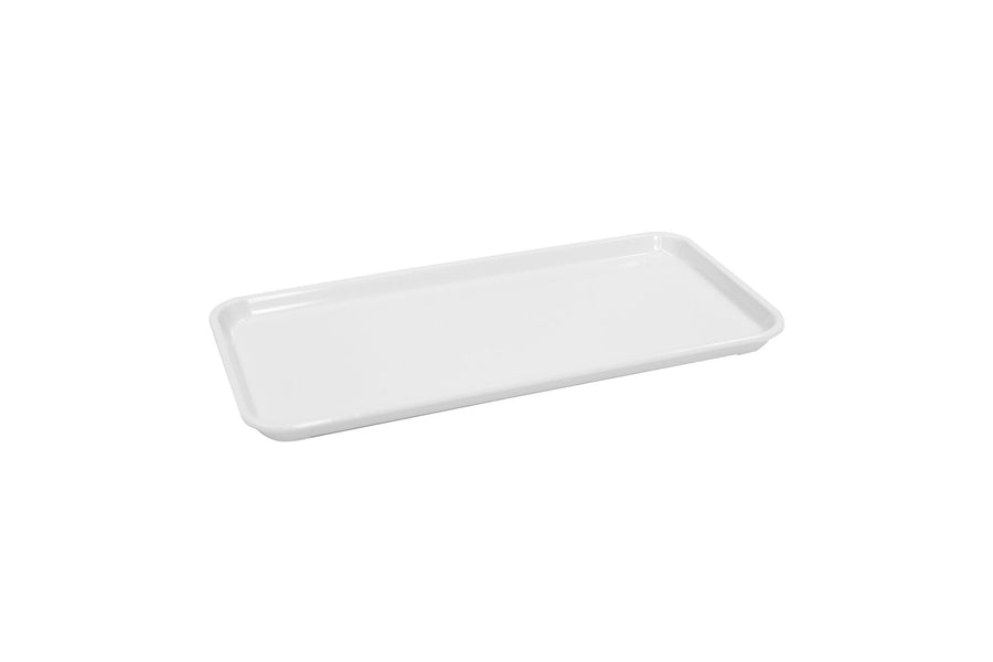 Schneider melamine trays, rectangular, white, 300 x 150 x 17 mm