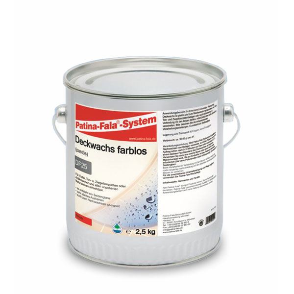 Patina-Fala Deckwachs farblos pastös 2,5 kg – Eimer