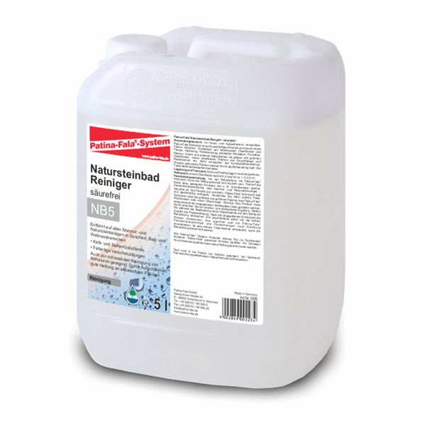 Patina-Fala Natursteinbad Reiniger - säurefrei 5 L – Kanister