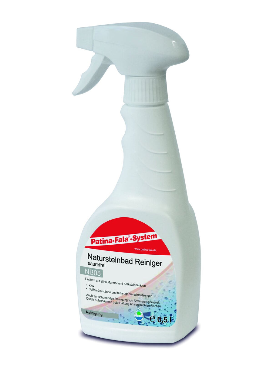 Patina-Fala Natursteinbad Reiniger - säurefrei 500 ml – Flasche