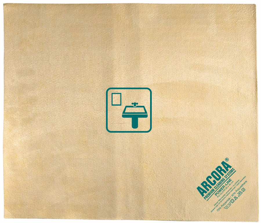 ARCORA Power-Line Microfasertuch PU-beschichtet, Gelb, 35 x 40 cm, 100 Stück