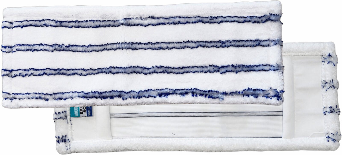 ARCORA Excellent Soft Mop калъф за моп от микрофибър, синьо-бял, 40 см, 75 броя