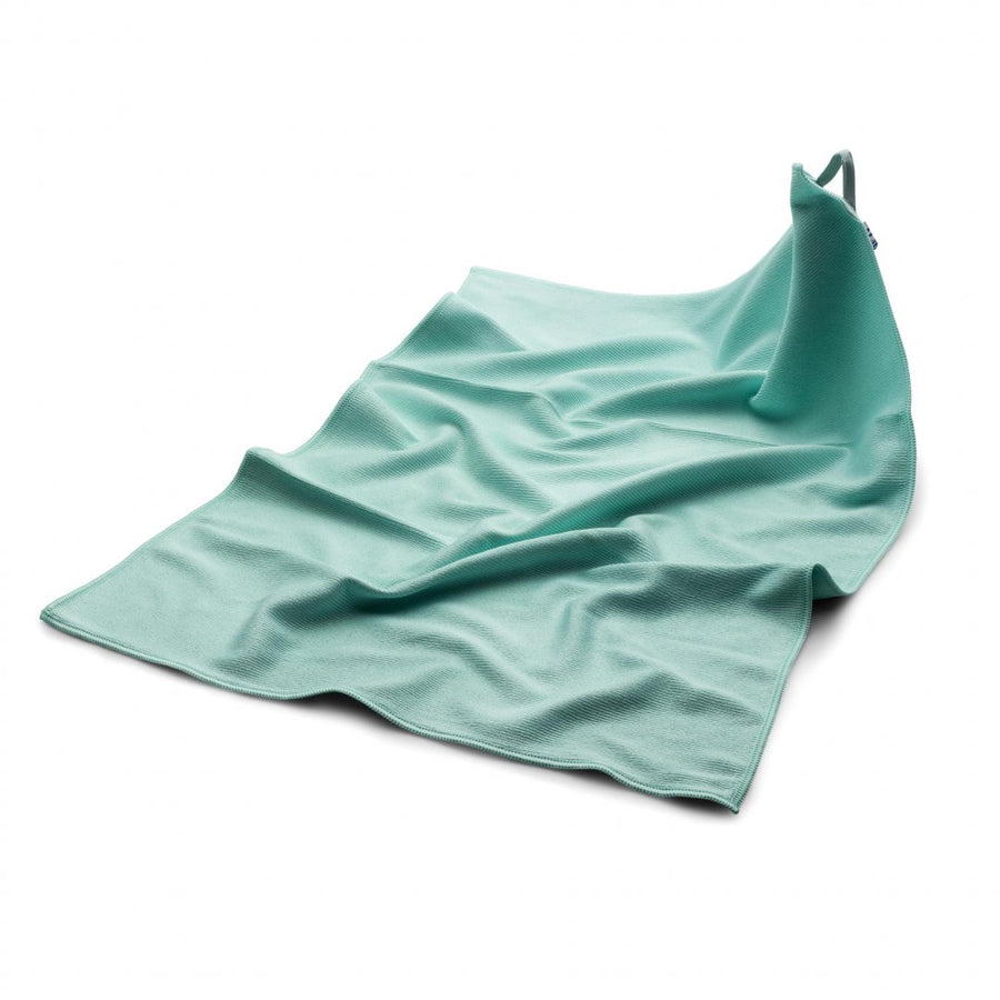 Mega Clean Mikrofaser Polier- & Geschirrtuch grün, 50 x 70 cm – Profi Gläsertuch Gastro