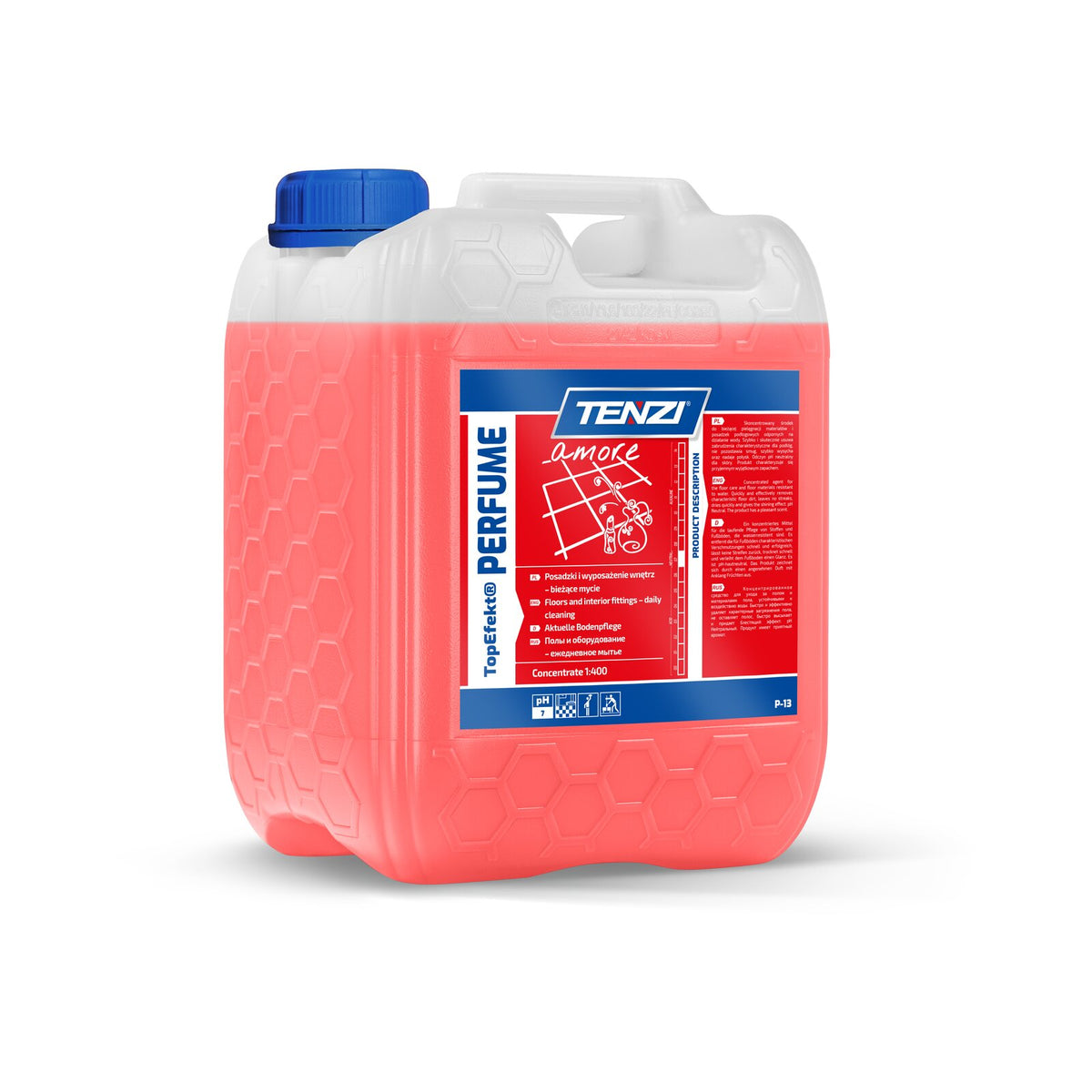 Tenzi Top Efekt Perfume AMORE Duft-Bodenreiniger Konzentrat 10 L – Kanister