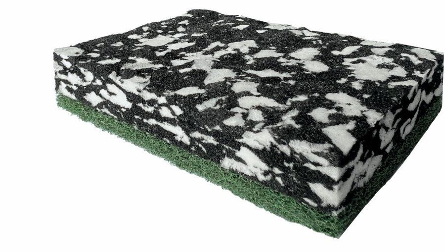 ARCORA PU-Mini Handpad mit grünem Pad-Rücken 80 x 120 x 25 mm, 30 Stück