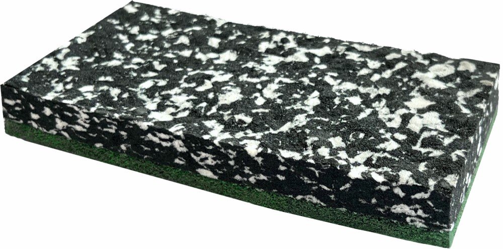 ARCORA PU ръчен пад със зелен гръб 250 x 115 x 25 мм, 10 броя